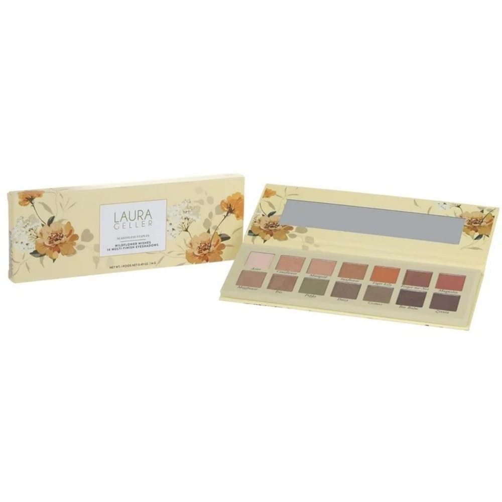 Wildflower wishes - 14 multi-finish eyeshadows Laura Geller